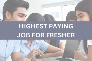 high paying jobs for freshers in india