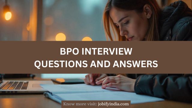 bpo interview questions and answers