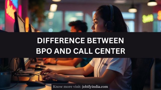 difference between bpo and call center