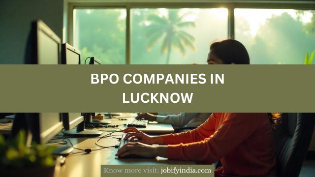 BPO Companies in lucknow