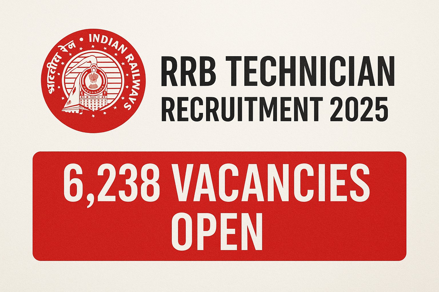 RRB Technician Recruitment 2025