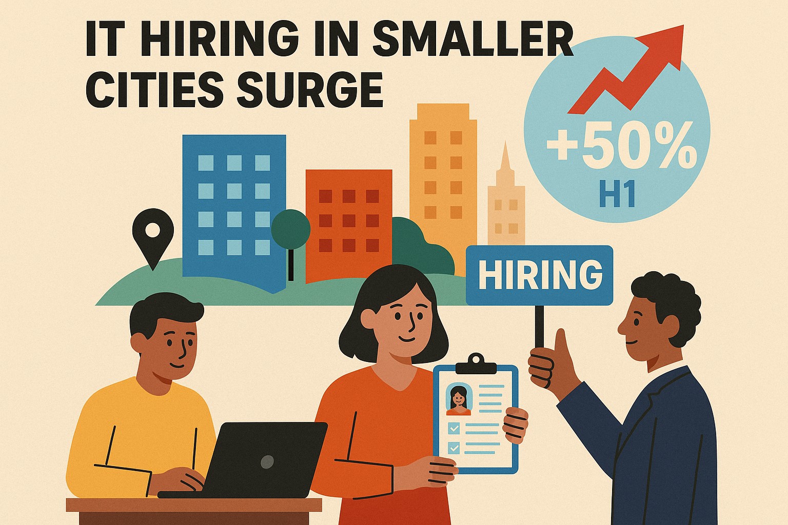 IT hiring smaller cities