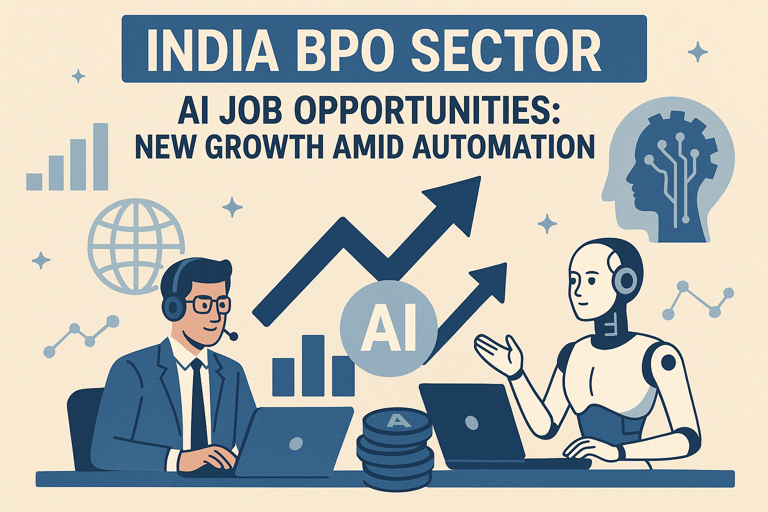 India BPO sector AI job opportunities