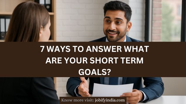 Short-term goals