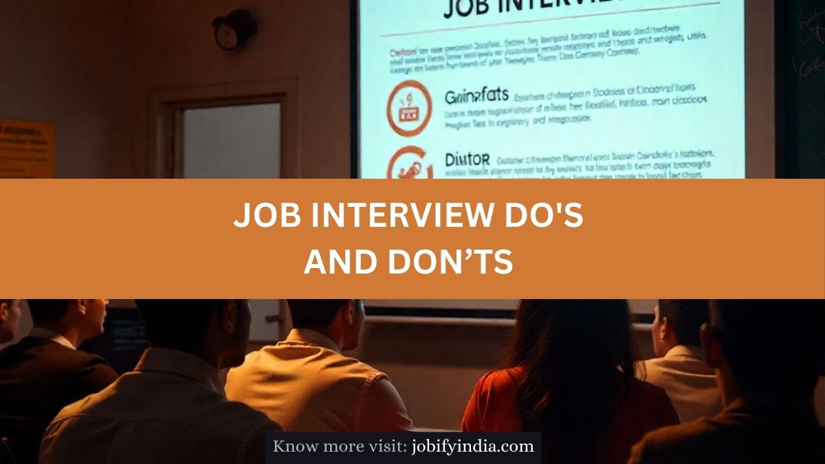Job Interview Do's and Don’ts
