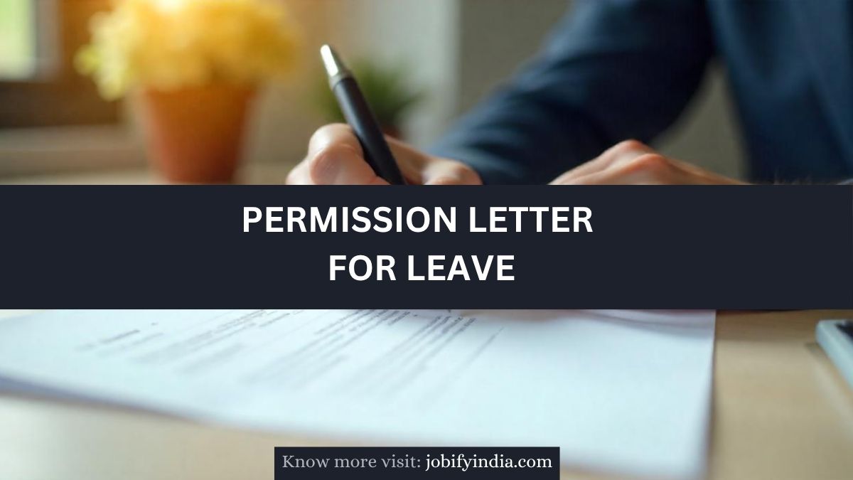 Permission Letter for Leave