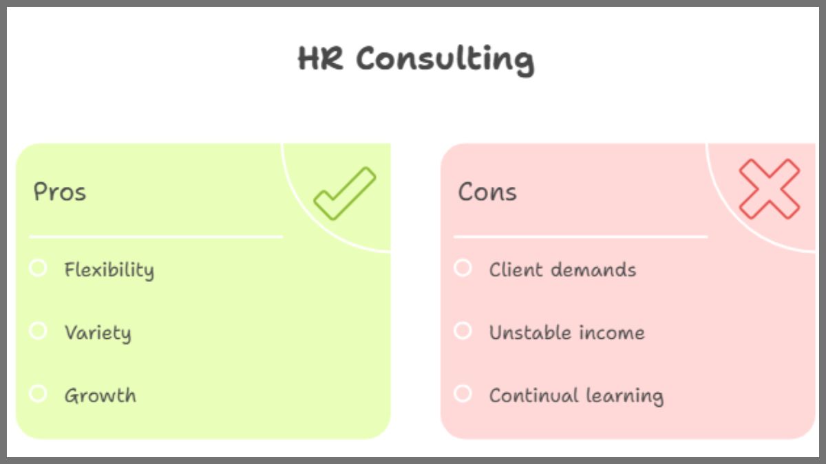 Pros and Cons Of HR Consulting