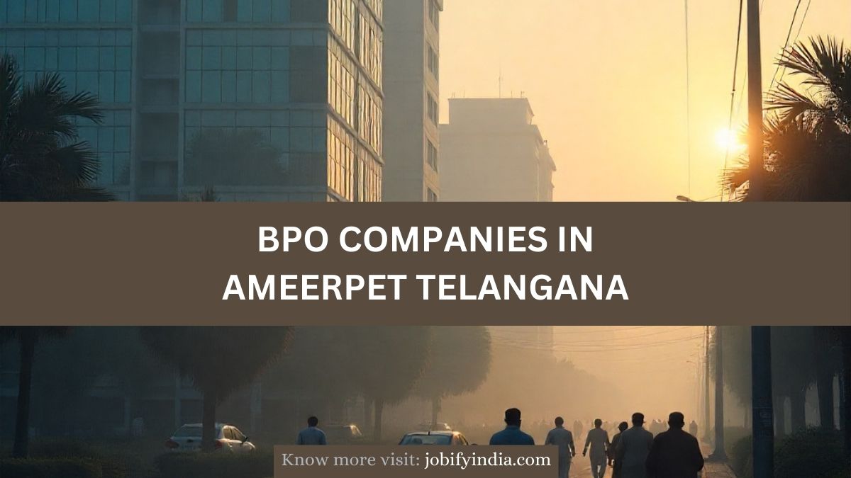 BPO Companies in Ameerpet Telangana