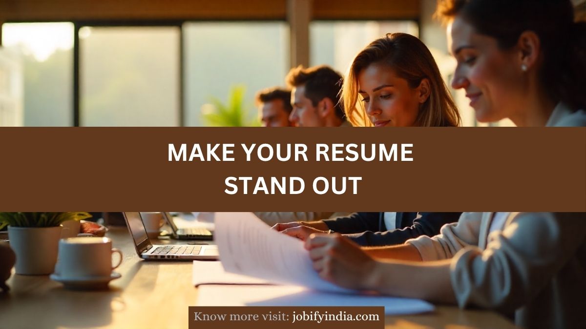make your resume stand out